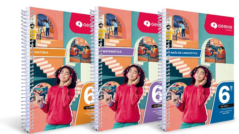 Nova coleção impressa de Anos Finais da Geekie Educação